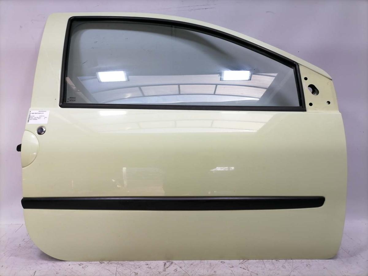 Renault Twingo 2 original T&uuml;r rechts Beifahrert&uuml;r OVF91-Vert Rainette BJ09